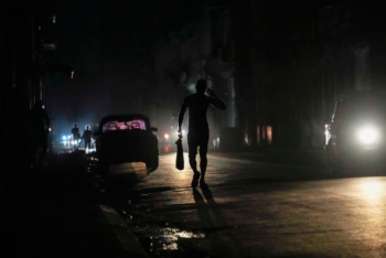Una falla en la red eléctrica dejó a oscuras a toda Cuba
