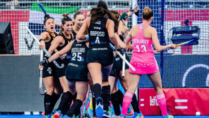 Las Leonas van por la final del Mundial ante Australia