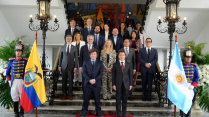 Milei y Noboa firmaron acuerdos bilaterales entre Argentina y Ecuador
