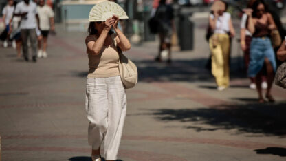En España, las temperaturas llegan hasta 42 grados