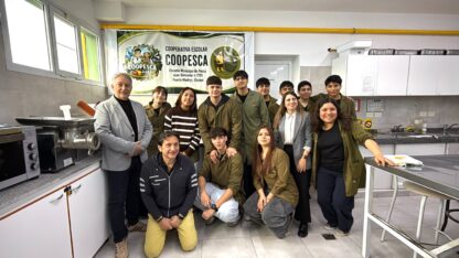 Alumnos de Madryn hicieron una cooperativa gastronómica