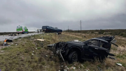 Mueren dos vecinos de Madryn tras un choque en Río Negro