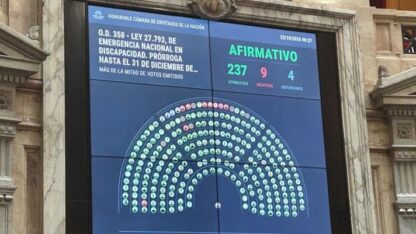 Se aprobó la Ley de Discapacidad con amplio respaldo