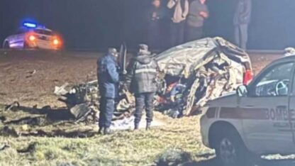 Dos personas mueren tras un choque en Ruta 3