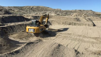 Comenzó la obra de la nueva cisterna para Puerto Pirámides