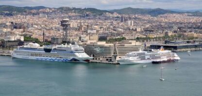 En Barcelona endurecen los impuestos a los cruceros cortos