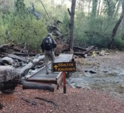En Los Alerces, reabrieron el sendero Cinco Saltos hacia el mirador del arroyo Los Pumas